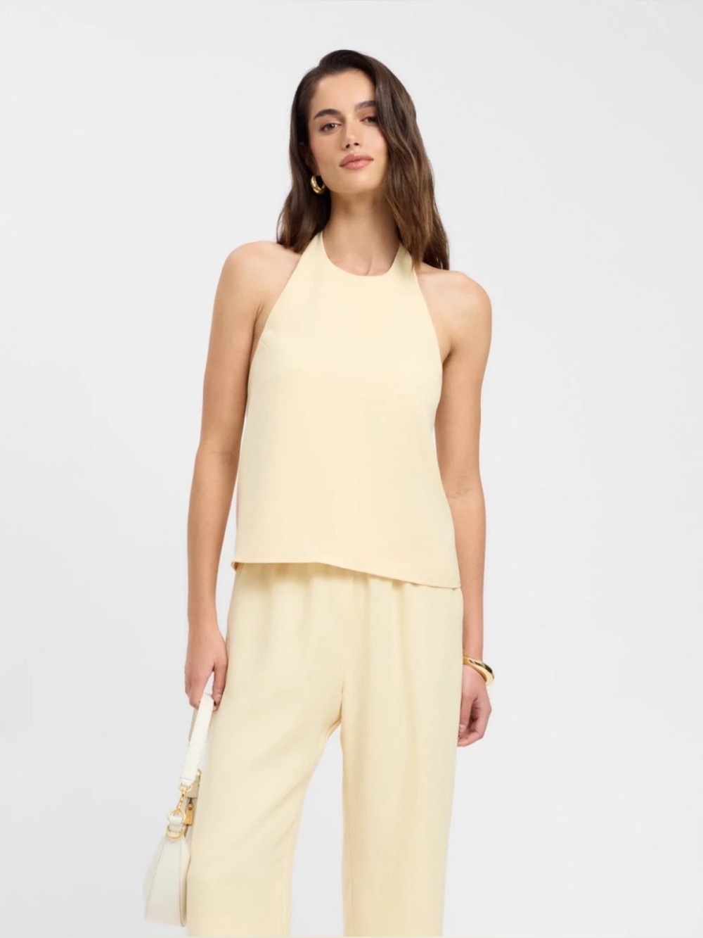 Kookai Maria matching set in Butter Yellow